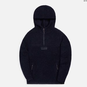 KITH SHERPA HOODIE NAVY